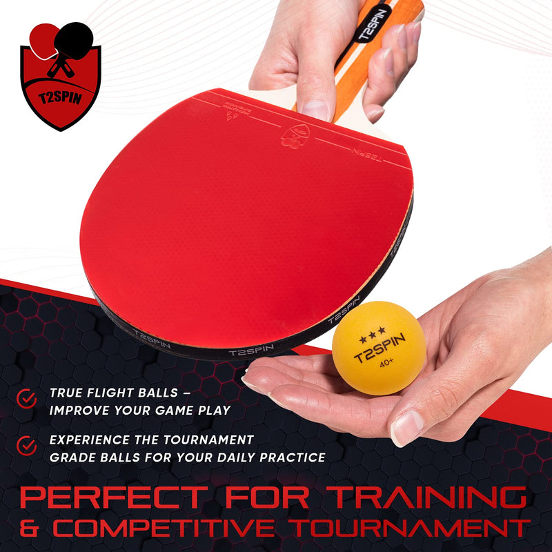 Ping Pong Balls - 3-Star Ping Pong Balls - Pack of 12 - 40mm+ ITTF Regulation Size and Weight - Orange - Seamless Construction for High Durability - Perfect Ping Pong Accessories for Ping Pong Tables - BeesActive Australia