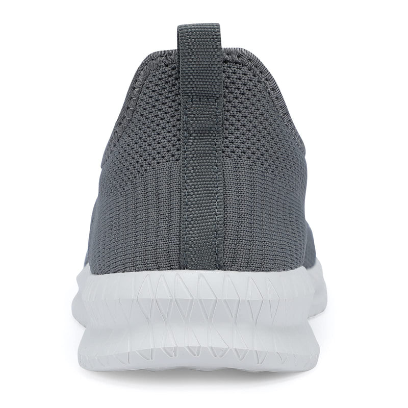 LCGJR Men's Running Shoes Ultra Lightweight Breathable Comfortable Walking Shoes Casual Fashion Sneakers Mesh Workout Shoes 7 Grey - BeesActive Australia
