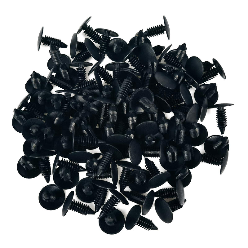 Mamiko 100 Pcs Plastic Fastener Push Pins Universal Fit Electric/Gas Yamaha Golf Cart X-Mas Club Car EZGO TXT RXV Tree Rivets Clips Replace# 1010434, 16816-G1, 16816-G2, 10-9150-NS, 90269-06028 - BeesActive Australia