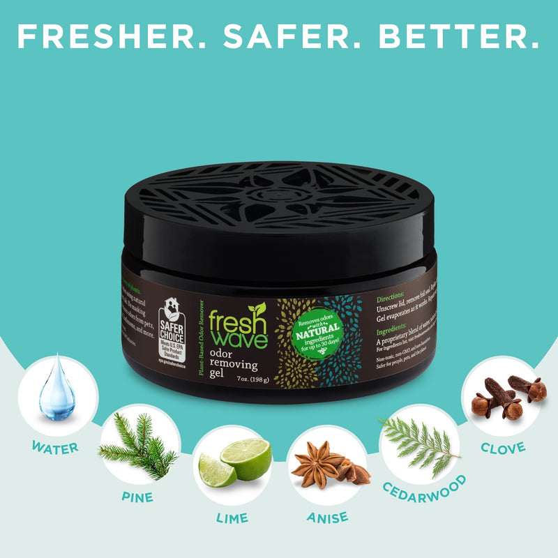 Fresh Wave Odor Removing Gel + Packs Bundle: (3) 7 oz. Gels + (1) Packs + Pod Combo - BeesActive Australia