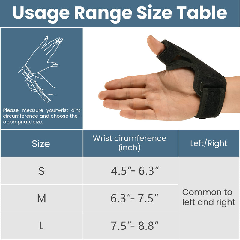KONSEDIK Thumb Support Brace and CMC Joint Thumb Spica Splint for Pain Relief,Arthritis,De Quervain's Tenosynovitis,Carpal Tunnel&Trigger Thumb,Women&Men Left&Right Hands(Medium) Medium - BeesActive Australia