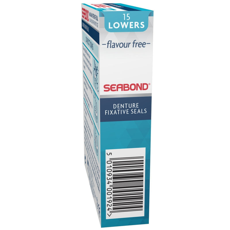 Seabond Denture Fixative Seals - Original - 15 Lowers - Pack of 6 6 Count (Pack of 1) - BeesActive Australia