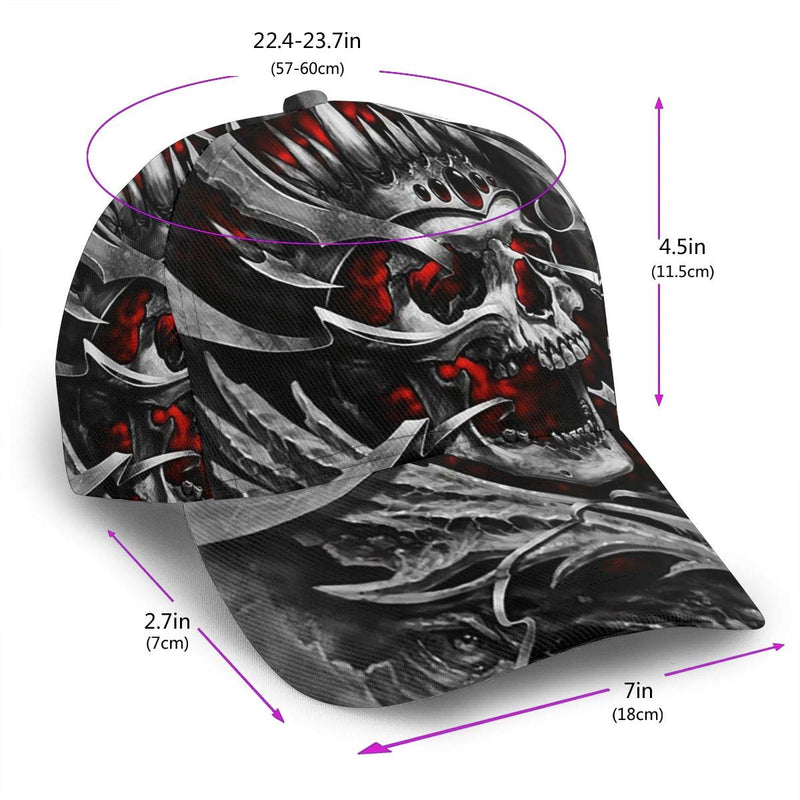 6 Panel Baseball Caps for Men and Womens Dad Hat W/Curve Brim Adjustable Trucker Hats One Size Color24 - BeesActive Australia
