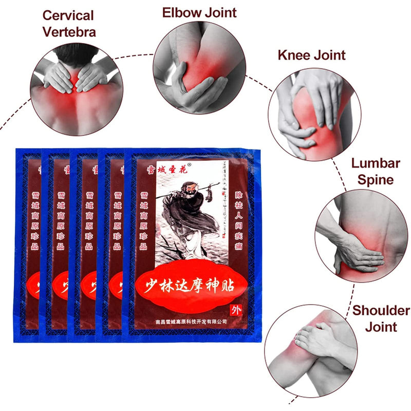 MQ 40 Patch/5 Box Pain Relief Patch Chinese Medical Herbal Plaster for Rheumatism Joint Back Pain - BeesActive Australia