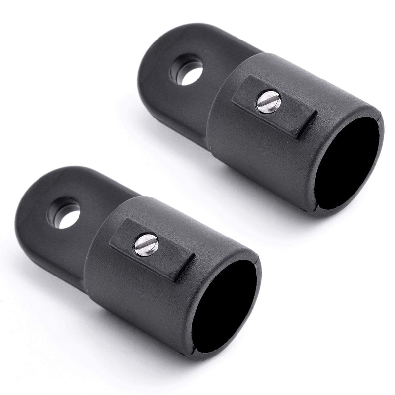 SUNOOM Boat Bimini Top Eye End 7/8 Inch,Black Nylon Cover Cap Eye End,Marine Bimini Top Fittings,Awning Hardware,Accessories,Used for Kayak,Canoe,Marine Boat,Pack of 4 - BeesActive Australia