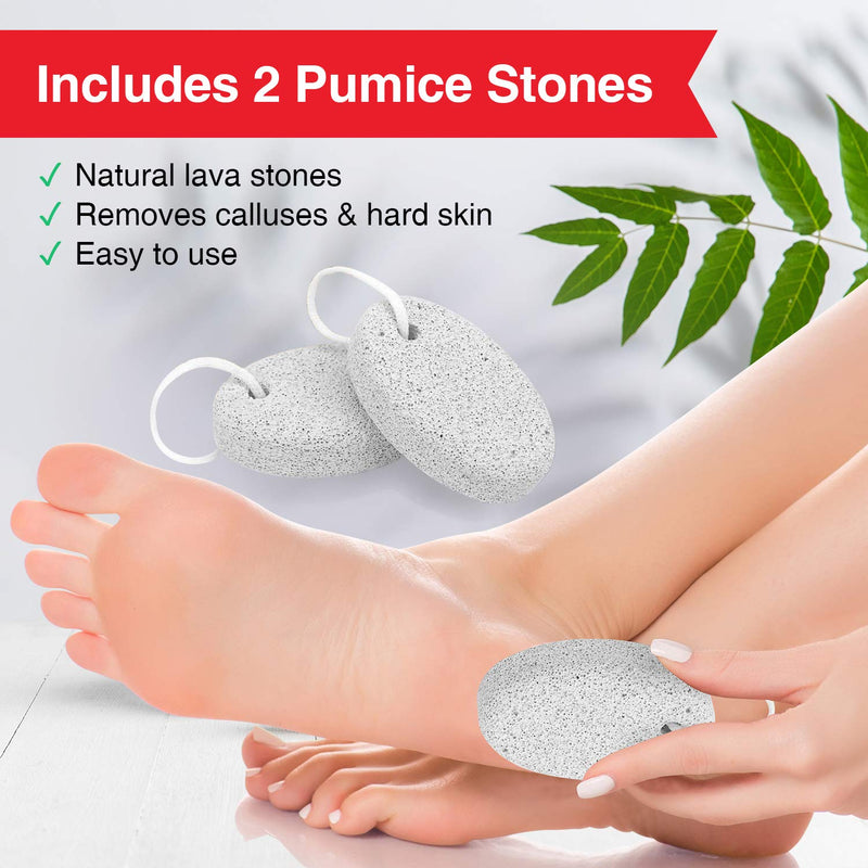 Foot Soaking Bath Spa - Includes 2 Callus Removers - For Soaking Feet | Great For Pedicures, Massaging, Relaxing, Essential Oils | For Removing Callus, Dead or Hard Skin | Great For At Home Spa - BeesActive Australia