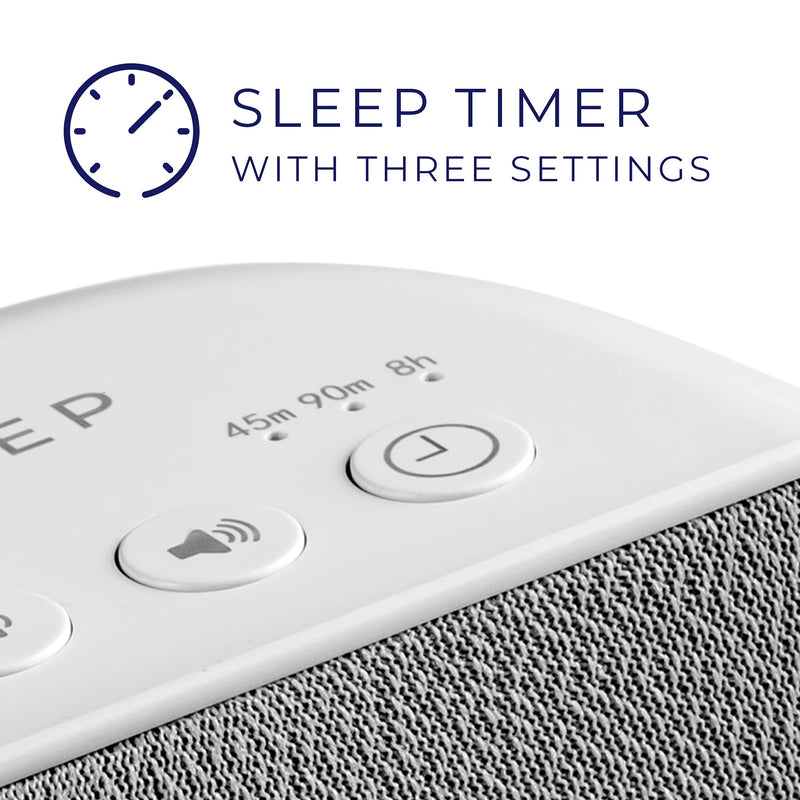 Yogasleep Soundcenter Travel White Noise Machine With 6 Natural Sounds & Sleep Timer, Brown Noise For Relaxing, Meditation, Office Privacy & Better Sleep, Nursey & Registry Must Have For Baby & Adults - BeesActive Australia