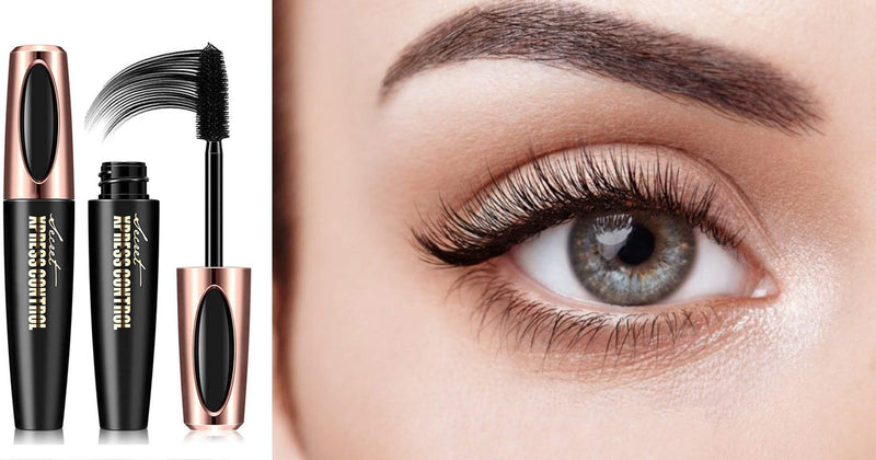 Secret Xpress Control 4D Silk Fiber Lash Mascara, Lengthening and Thick, Long Lasting, Waterproof & Smudge-Proof, All Day Exquisitely Full, Long, Thick, Smudge-Proof Eyelashes - BeesActive Australia