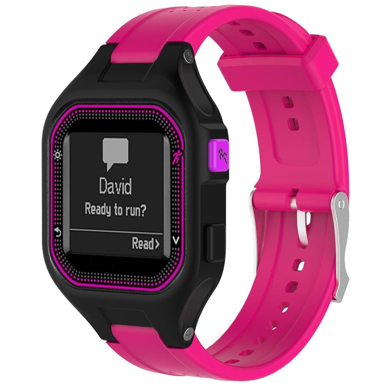 ZSZCXD for Garmin Forerunner 25(Women's) Band, Silicone Wristband Replacement Watch Band Strap for Garmin Forerunner 25, Small Size Band Rose Small size band,For Women - BeesActive Australia