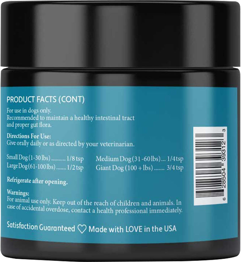 Four Leaf Rover: Bifido for Fido - Multi-Strain Dog Probiotics and Prebiotics for Immune Support - 50 Billion CFUs - Up to 120 Servings, Depending on Dog’s Weight - Vet Formulated - for All Breeds - BeesActive Australia