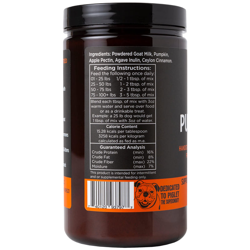 Super Snouts Pumpkin Latte Digestive Supplement for Dogs and Cats, 10 oz - Antibiotic Free, Maintains Healthy Gut, Promotes Stool Consistency - BeesActive Australia