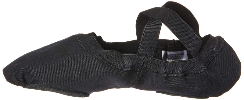 [AUSTRALIA] - Bloch Men's Dance Synchrony Split Sole Stretch Canvas Ballet Slipper/Shoe, Black, 8 B US 