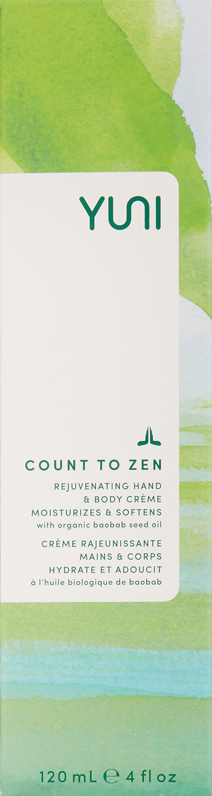 YUNI Beauty Count To Zen Rejuvenating Natural Hand and Body Crème, 4 Fl Oz - BeesActive Australia