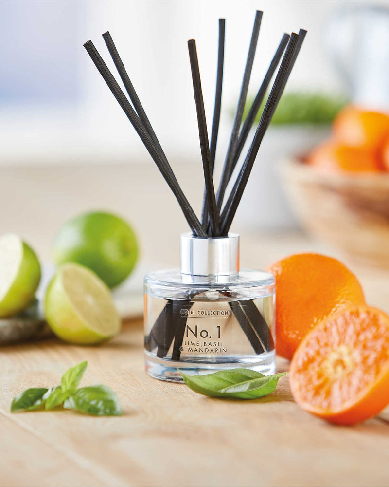 Aldi Luxury Hotel Collection Reed Diffuser No 1 Lime,Basil & Mandarin,100 ml (Pack of 1) - BeesActive Australia