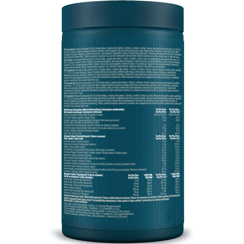 Kinetica PreFuel, Pre Workout, 5.9g Amino Acids & 2.3g BCAA's per Serving, 30 Servings, Watermelon, 300g - BeesActive Australia
