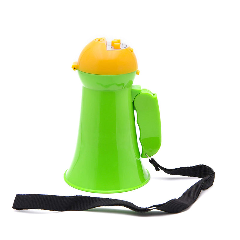 BEMLDY Mini Portable Megaphone Bullhorn with Siren, Voice Recorder and Adjustable Volume. Handheld Mic Toy,Ideal for Fans Cheering of Football, Soccer, Baseball, Hockey, Basketball Green - BeesActive Australia