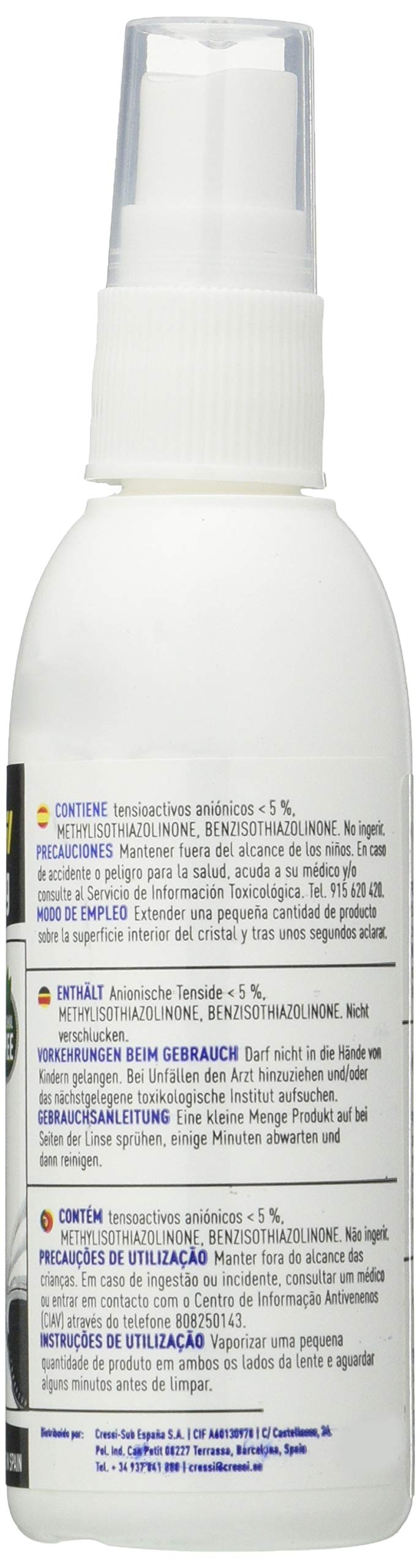 [AUSTRALIA] - Cressi Anti-Fog Solutions for Snorkeling and Diving Masks - Long lasting effect Anti-fog Spray 