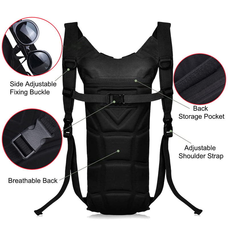 3L Lightweight Hydration Pack Water bladder outdoor backpack for mountaineering, hiking, cycling, rock climbing and other outdoor sports, rock climbing, running and other outdoor sports, Gifts for Dad - BeesActive Australia