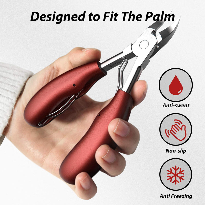 Toenail Clippers, High-grade Stainless Steel, Professionally Paronychia, Thick nails, Ingrown Nails, Suitable for Most People. - BeesActive Australia