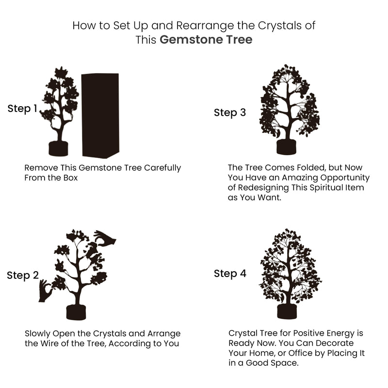 PYOR Chakra Crystal Tree, Gem Stones And Crystals, Spiritual Decor, Crystal Tree Of Life, Home Decor Gifts, Crystals Tree, Money Tree, Healing Crystal Gifts, Chakra Crystals, Crystals Gifts For Women Seven Chakra-gw - BeesActive Australia