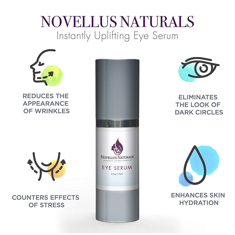 Novellus Naturals- Ultimate Luxury Instantly Uplifting Eye Serum- Age Defying Formula- Designed to Deeply Hydrate- Fill Fine Lines- Minimize The Signs of Aging- Brighten and Accentuate Eyes - BeesActive Australia