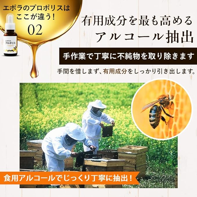 Epora Propolis Additive-Free / Propolis Solution (Green Propolis Made in Brazil) Flavonoids Amino Acids/Liquid - BeesActive Australia