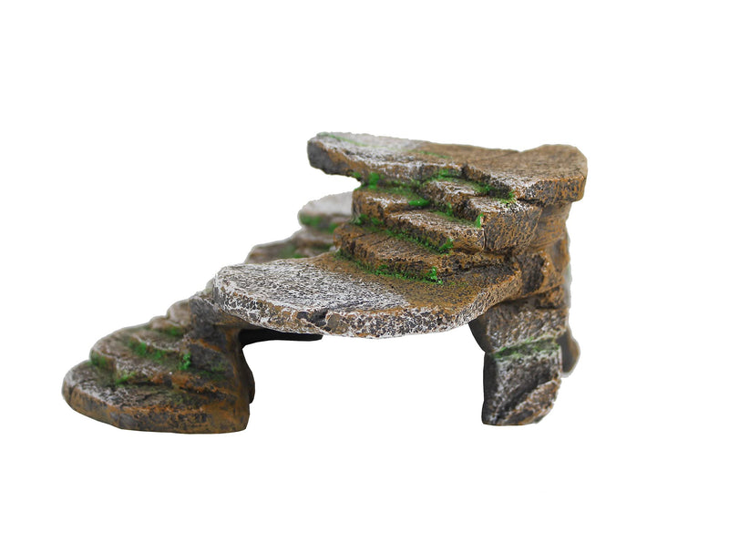 Penn-Plax Reptology Shale Step Ledge for Aquariums & Terrariums, Adds Hiding Spots, Swim Throughs, Basking Ledges for Fish, Reptiles, Amphibians, and Small Animals Medium - BeesActive Australia