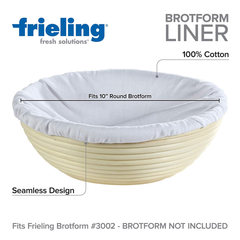 Frieling Brotform Liner Round 10", 100% Cotton 10" - BeesActive Australia