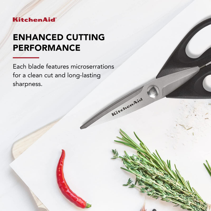 KitchenAid All Purpose Shears with Protective Sheath, One Size, Black - BeesActive Australia