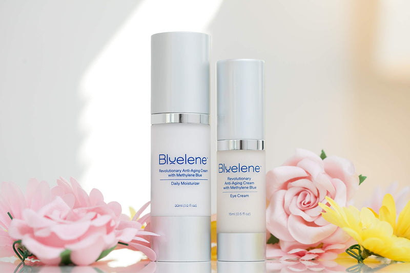 Anti Aging Eye Cream, Bluelene. Revolutionary Eye Cream Moisturizer for Wrinkles with Methylene Blue. Perfect Retinol Alternative for Sensitive Skin (15 ml) - BeesActive Australia