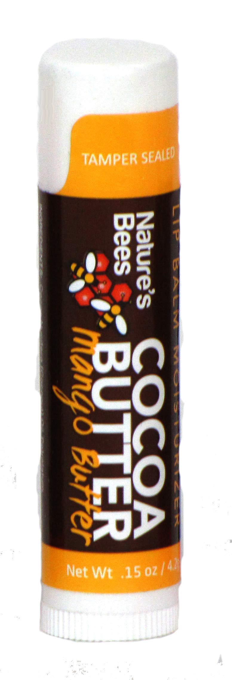 Nature's Bees, Cocoa Butter Lip Balms, Lip Moisturizer Treatment - Pack of 12, Mango Butter - BeesActive Australia