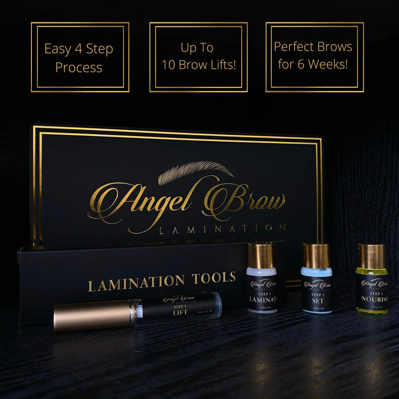 Angel Brow Lamination DIY Eyebrow Lamination Kit | Professional salon quality for at home brow lamination | Brow Perm for feathered brows - BeesActive Australia