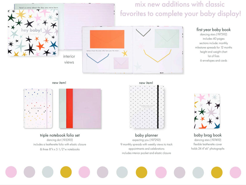 Kate Spade New York Baby Planner, Includes 9 Months with Weekly Views for Appointments, Expecting You (Black dot) - BeesActive Australia