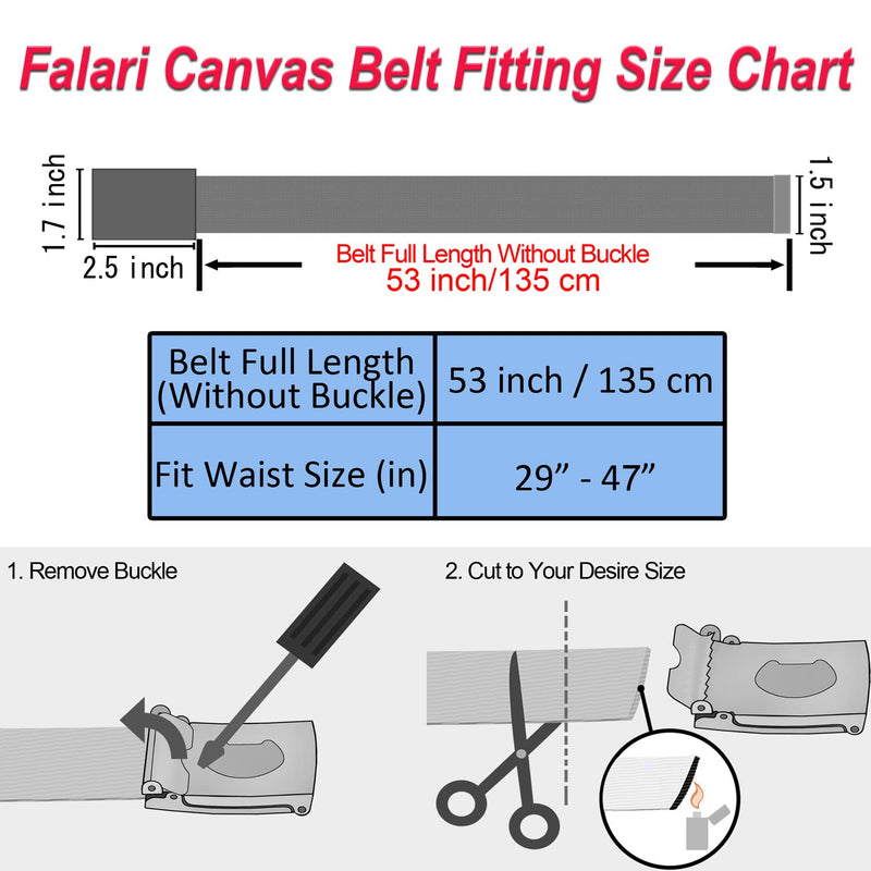 Canvas Web Belt Fully Adjustable Cut to Fit Golf Belt Flip Top Buckle 1pk Black Buckle - Beige Fit waist 29-47" - BeesActive Australia