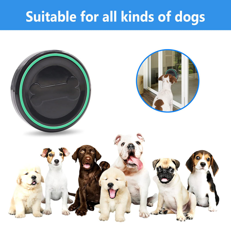 HUWOO Dog Door Bell for Potty Training Waterproof Smart Wireless Doggie Doorbell for Dog Puppy Training Sliding Door/Go Outside - BeesActive Australia
