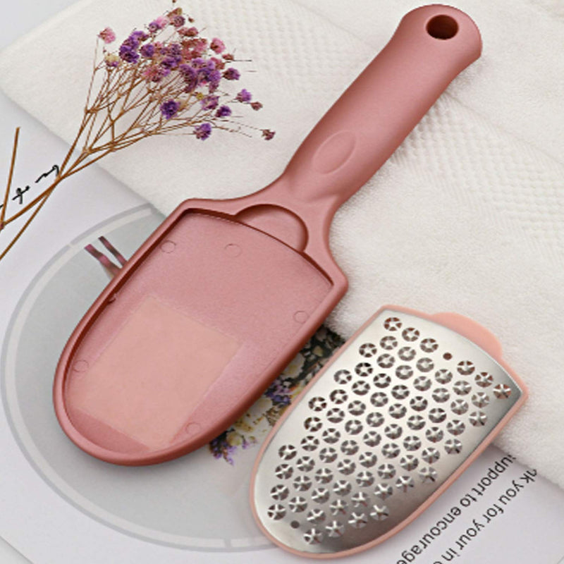 Elahome Pedicure Foot File Callus Remover Double Size Dead Skin Calluses Metal Foot Rasp for Rough Feet Rose Gold - BeesActive Australia