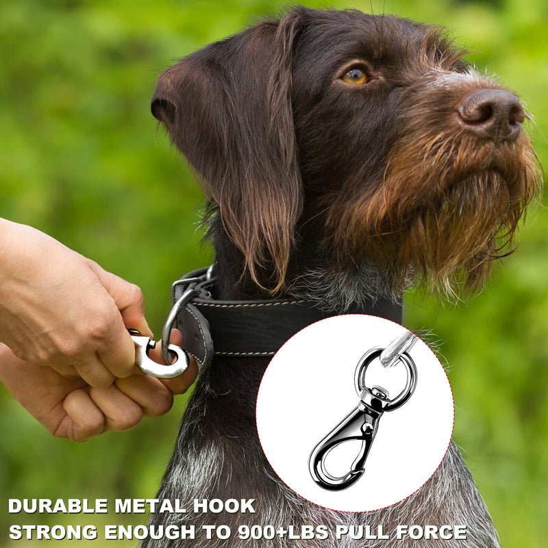 voopet Chew-Proof Dog Leash Extension Works with Any Leash & Collar & Harness - Super Strong and Durable Non-Tangle Connect Leash (Multiple leashes are Used for Multiple Dogs) For one dog Silver - BeesActive Australia