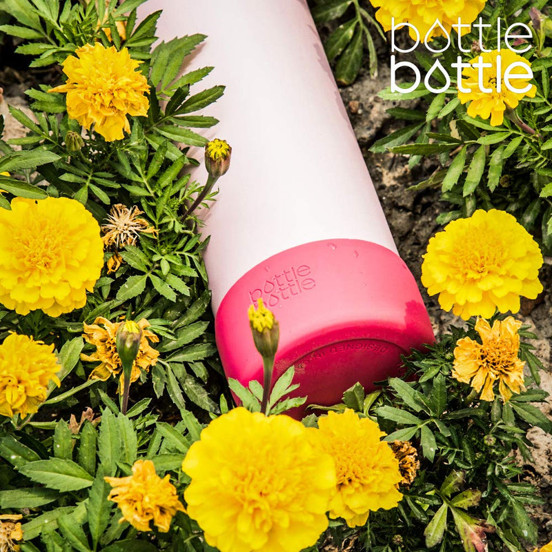 bottlebottle Protective Silicone Sleeve Fit 12-64oz for Hydro Sports,Simple Modern,Takeya,MIRA, Iron Flask and Other Brand Water Bottle, BPA Free Anti-Slip Bottom Sleeve Cover Flamingo Pink Fits 32 and 40 oz standard mouth Bottles - BeesActive Australia