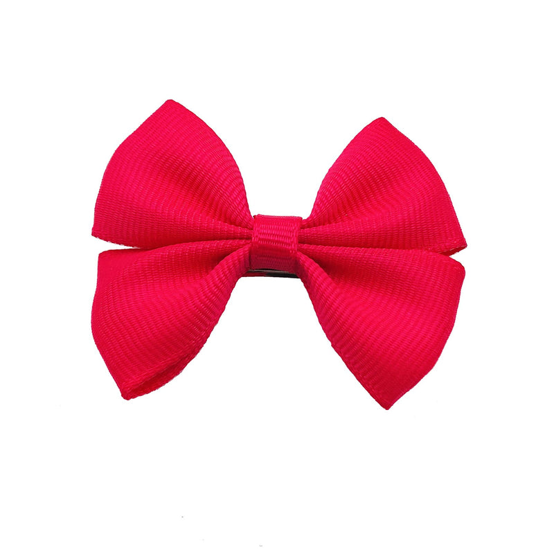 PET SHOW 20pairs Big Bowknot Dogs Hair Bow Clips with French Barrette Clip for Small Medium Large Dogs Puppies Cats Topknot Grooming Hair Accessories - BeesActive Australia