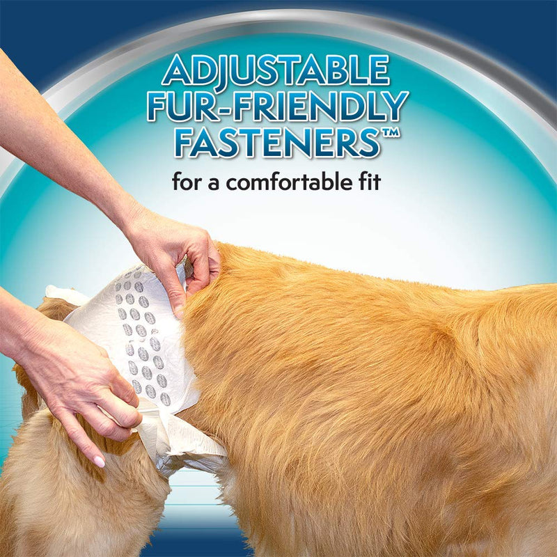 Simple Solution Disposable Dog Diapers for Female Dogs | Super Absorbent Leak-Proof Fit X-Large 12 count - BeesActive Australia
