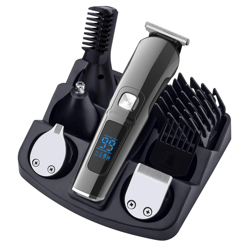 Ceenwes Beard Trimmer Hair Clippers Professional Mens Grooming Kit Cordless Waterproof Nose Trimmer Body Gifts for Men - BeesActive Australia