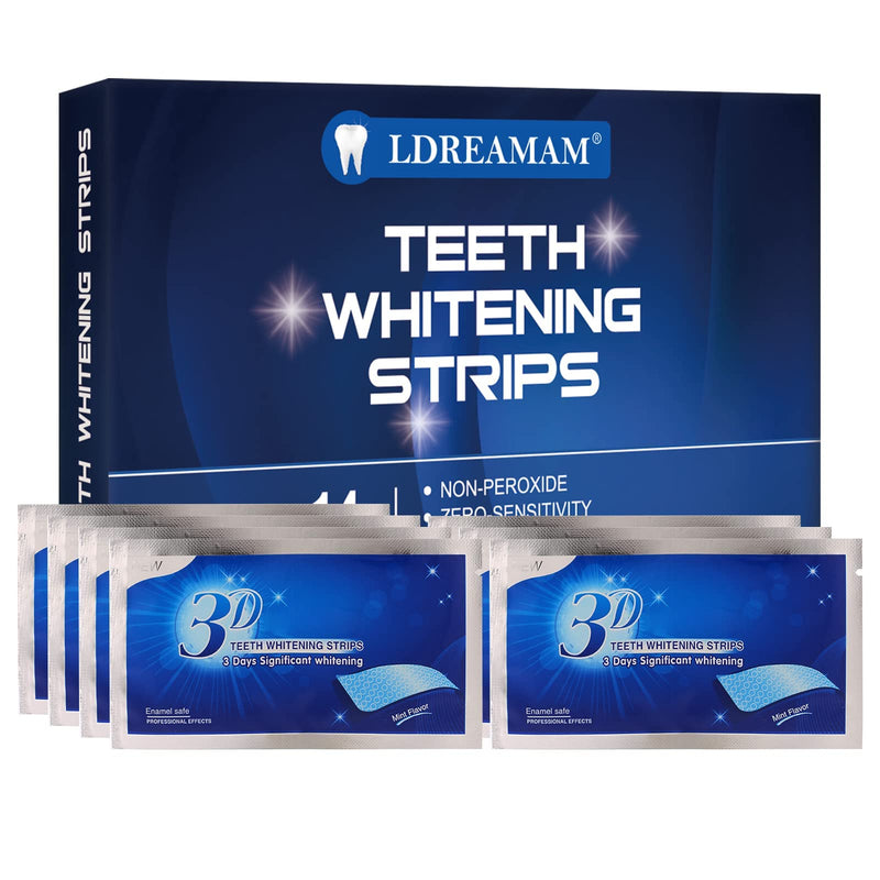 Teeth Whitening Strips,Teeth Bleaching,Whiten Teeth with Fast Results,Premium Quality Teeth Bleaching Kit for White Teeth and Fresh Breath（7pack). - BeesActive Australia