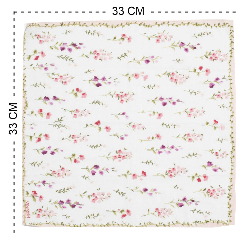 Caruso Italy Women's 100% Pure Cotton Hankerchief - Pack of 10 White - BeesActive Australia
