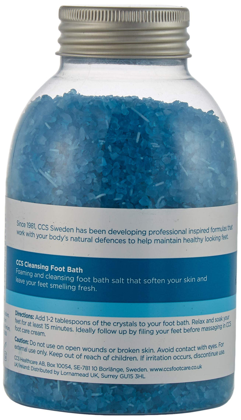 CCS Cleansing Foot Bath Salts, Perfumed, 470g | Softens Calluses and Cracked Heels | Moisturise Dry Skin - BeesActive Australia