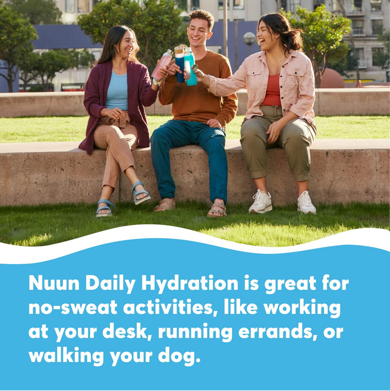 Nuun Hydration Daily, Wellness Electrolyte Tablets, Mixed Berry, 4 Pack (40 Servings) Lemonade,Mixed Berry 10 Count (Pack of 4) - BeesActive Australia