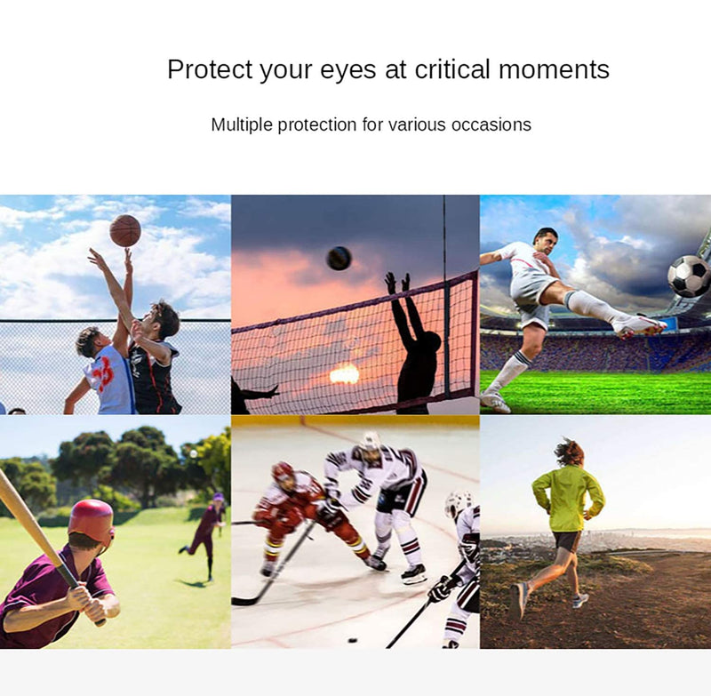SooGree Basketball Dribbling Glasses Sports Protective Eyewear Goggles for Men Black - BeesActive Australia