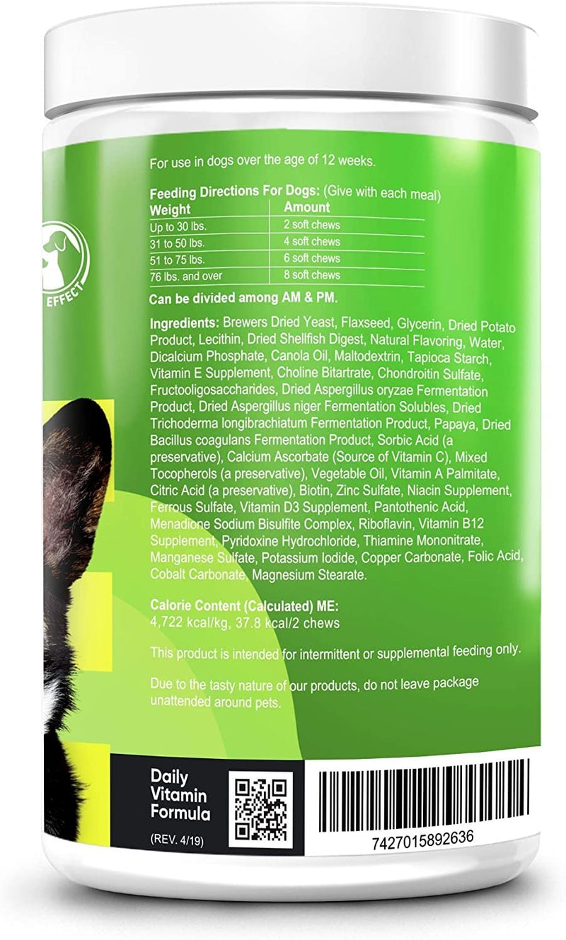 IE 4 in 1 Dog Multivitamins | Joint Support, Immune Health, Skin and Heart Health | Hip Joint Support, Skin Coat, Heart Health, Gut & Immune | 90 Soft Chews - BeesActive Australia