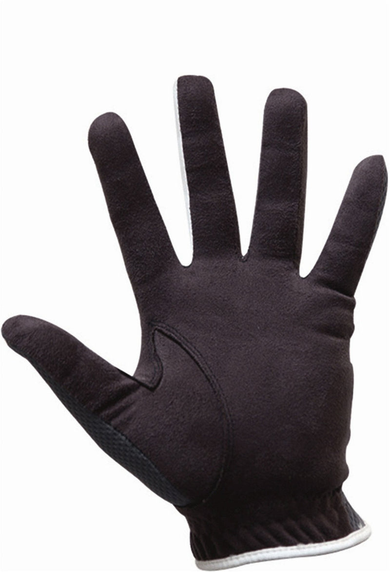 Finger Ten New Mens RainGrip Hot Wet Weather Comfort Extra Value Left Hand LH and Right Hand RH Durable Golf Gloves Value 6 Pack 23=Small Grey Worn on Left Hand(Right-Handed Golfer) - BeesActive Australia