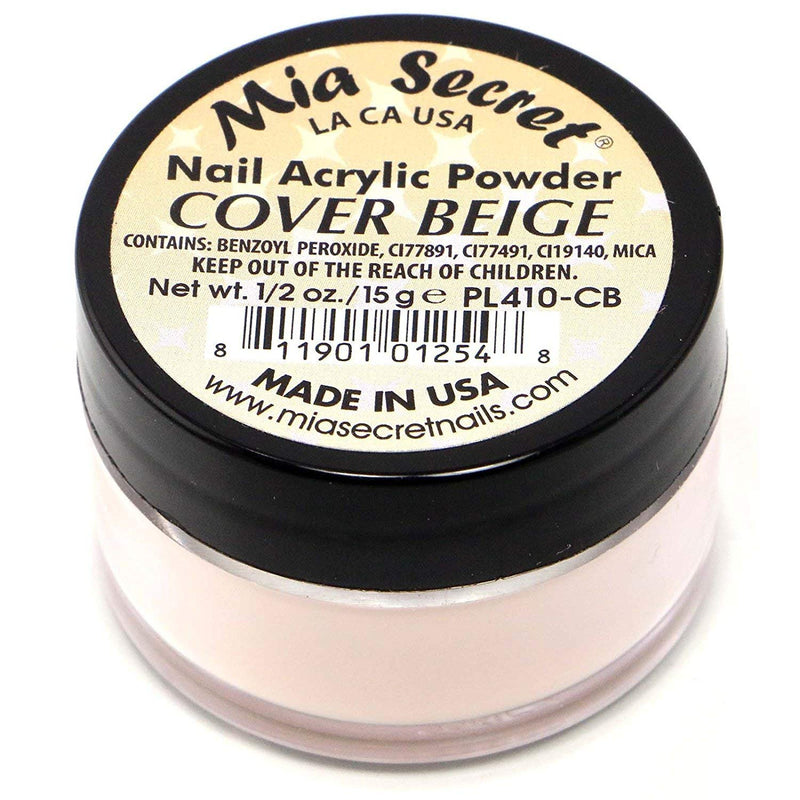 Mia Secret Nail Art Powder NUDE Collections, ¼ oz. Set of 6 colors - BeesActive Australia