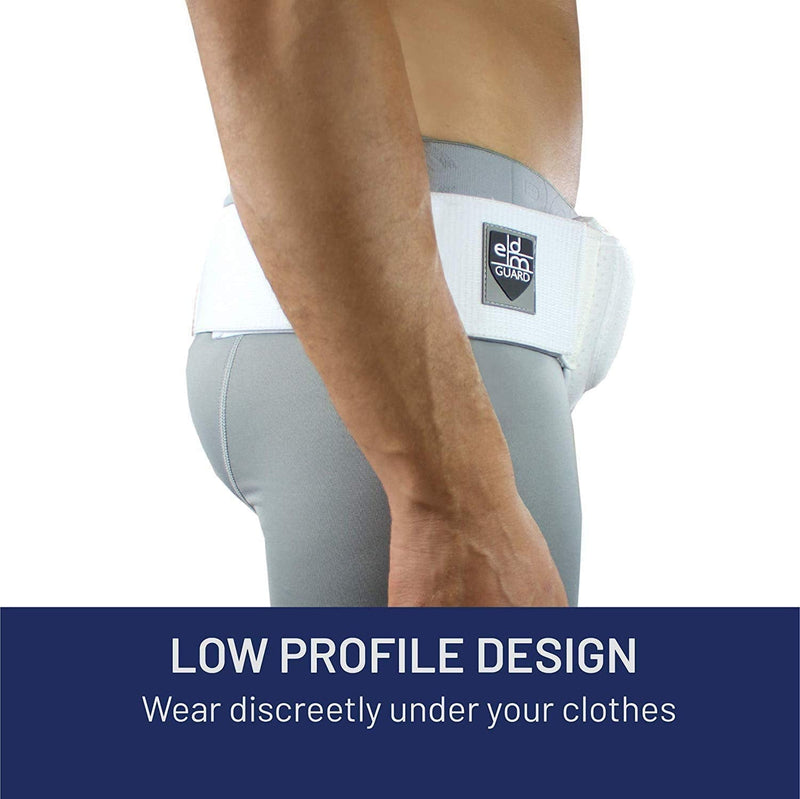 Everyday Medical Hernia Guard I Inguinal Hernia Belt For Men I Left or Right Side I Post Surgery Men’s Inguinal Hernia Support Truss For Inguinal, Groin Hernias I Adjustable Waist Strap I SMALL/MEDIUM 1 Count (Pack of 1) - BeesActive Australia